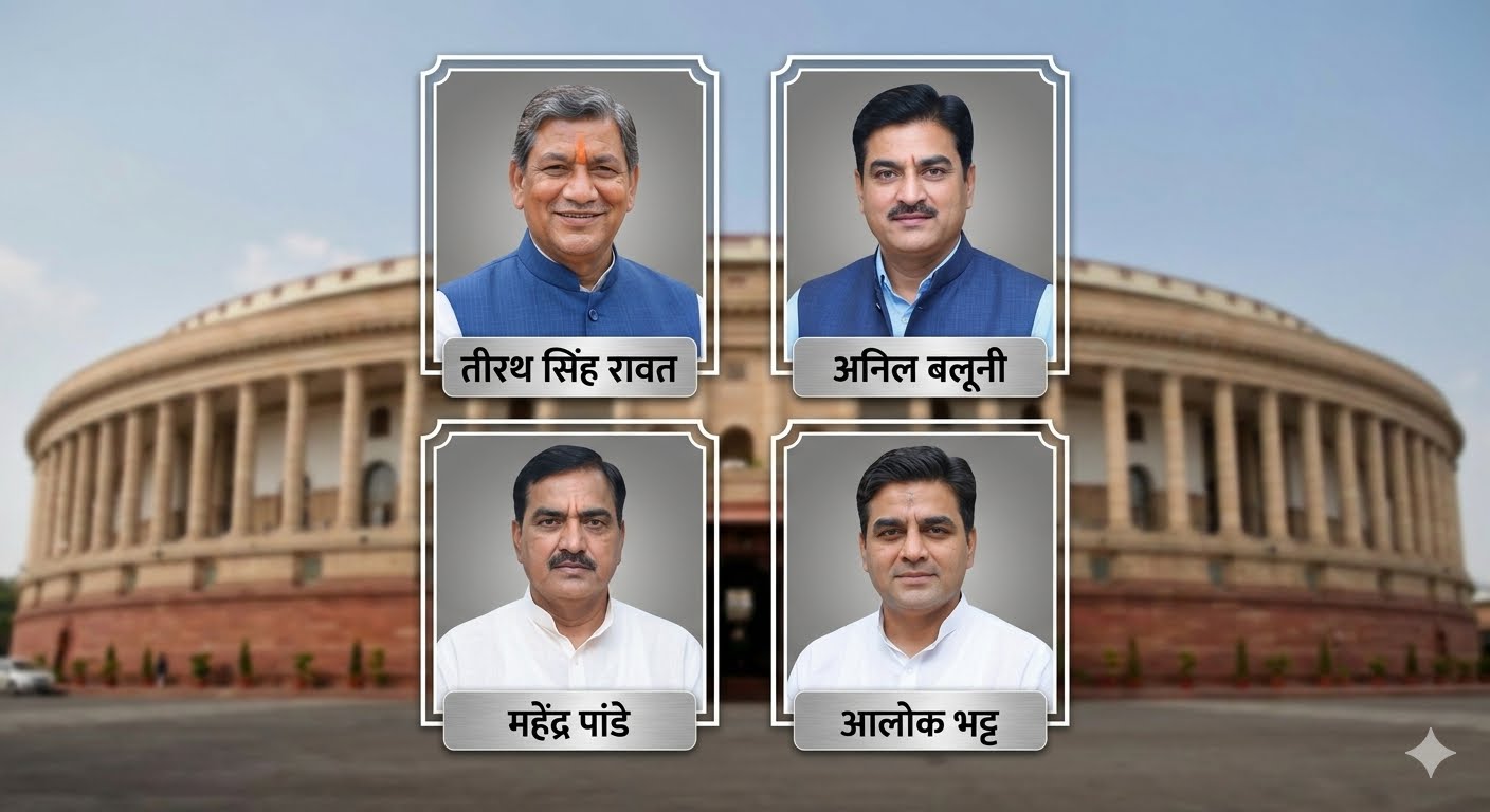 देवभूमि उत्तराखंड के चार बड़े नेताओं को आगामी लोकसभा चुनावों के समीकरणों के लिहाज से केंद्रीय संगठन में महत्वपूर्ण पद और बड़ी जिम्मेदारी सौंपने की खबर प्रमुखता से दिखाई गई है