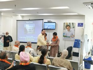 गाजियाबाद : सेंटर फॉर साइट इंदिरापुरम में ‘आंखों की सामान्य देखभाल एवं जागरूकता’ पर व्याख्यान आंखों की देखभाल को लेकर वरिष्ठ नागरिकों को किया जागरूक